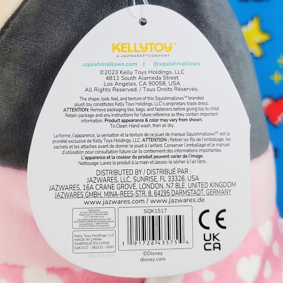Squishmallow Minnie Mouse 8" UltraSoft Stuffed Valentine's Day Disney Plush NWT - Picture 7 of 7